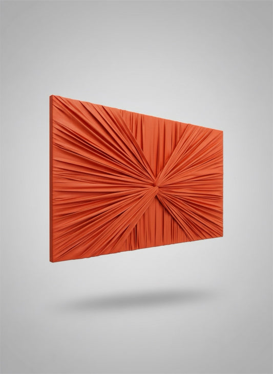 Aura Turuncu Tekstil Duvar Dekoru