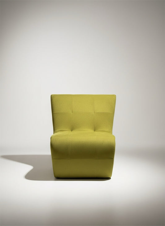 S Berjer Modern Minimal Lounge Chair