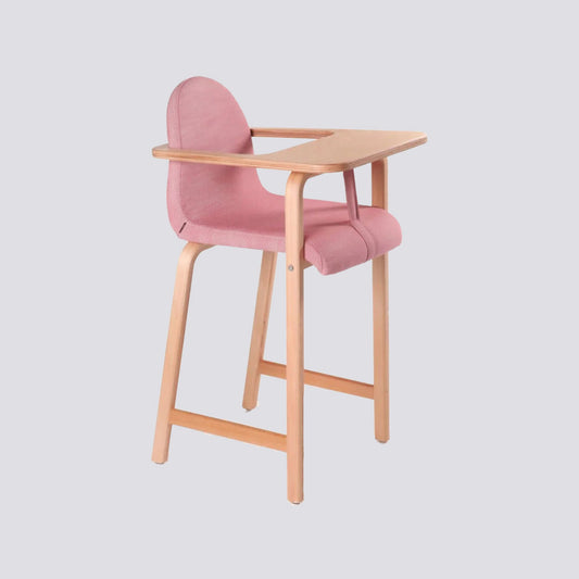 Boho Mama Sandalyesi – Ahşap & Pembe | Boho Kidss