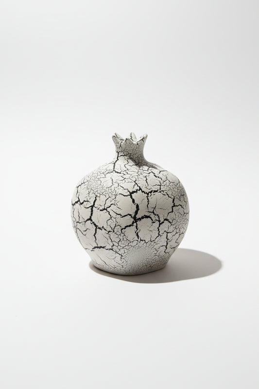 Dekoratif Nar Obje – Çatlak Dokulu