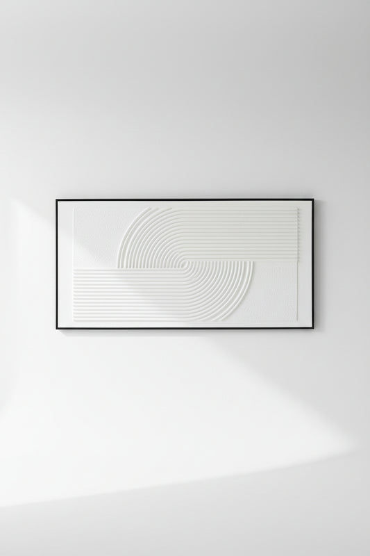 Minimal 3D Duvar Tablosu – Modern Boho Duvar Dekoru