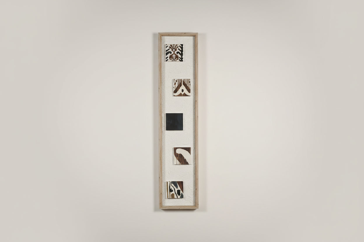 Boho Çerçeveli Duvar Dekoru – Minimal Doğal Duvar Sanatı