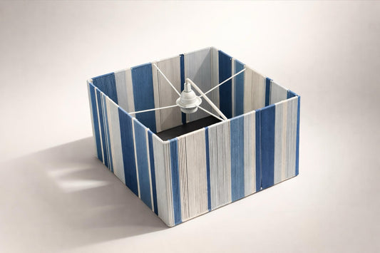 Marin Mavi İp El Yapımı Avize