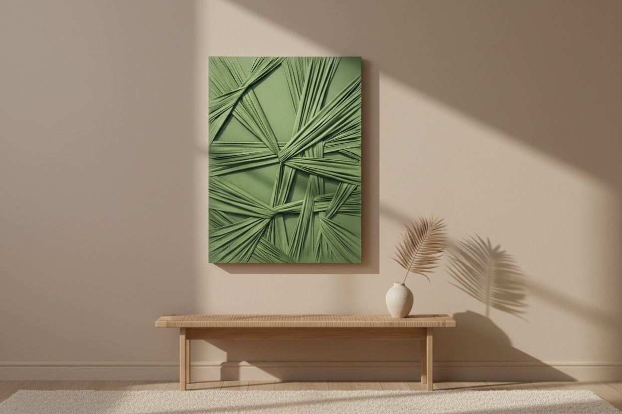Verde Modern Tekstil Duvar Paneli