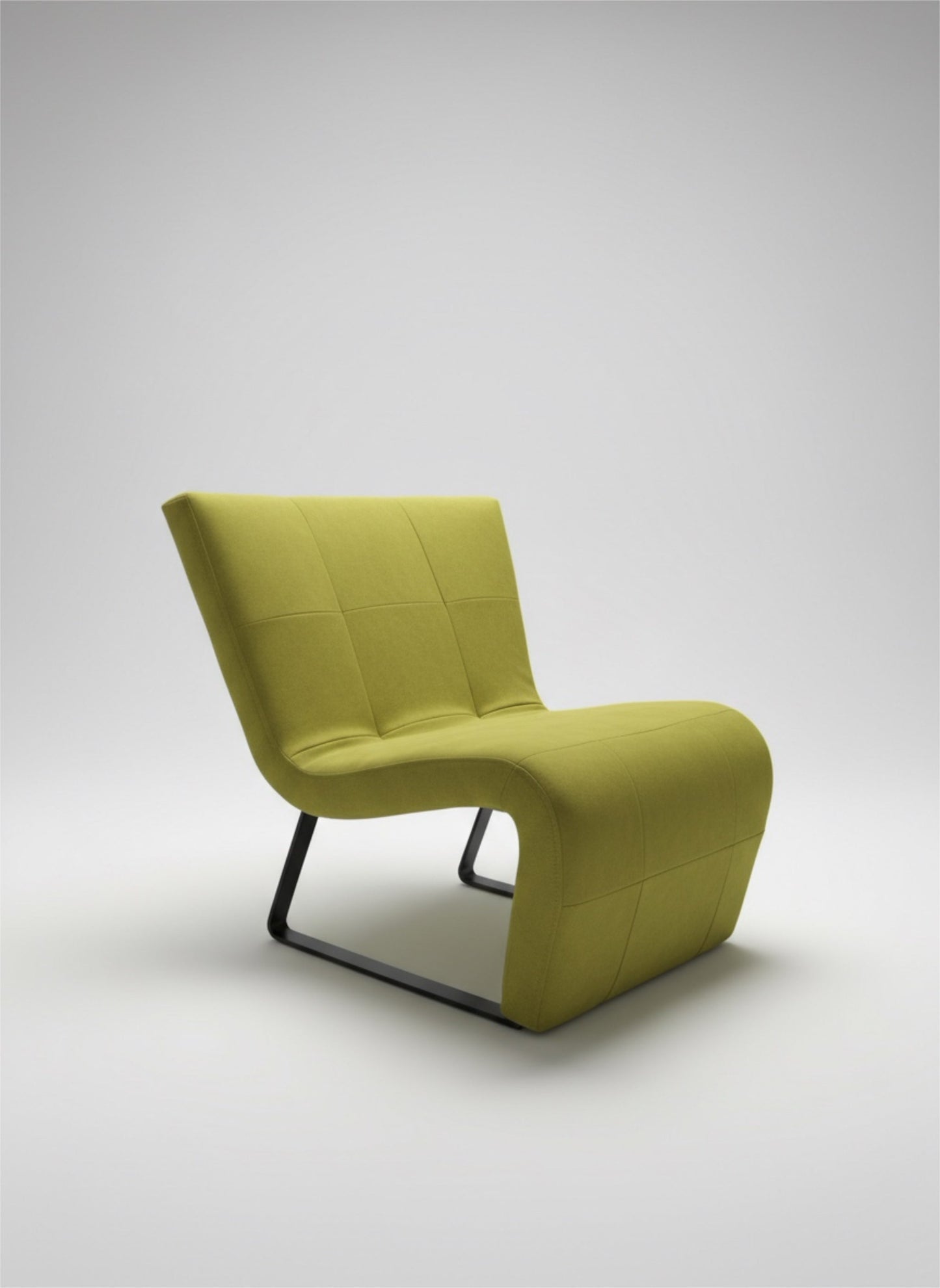 S Berjer Modern Minimal Lounge Chair