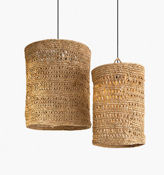 2’li Hasır Sarkıt Aydınlatma Seti