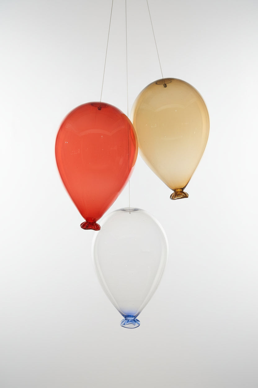 Dekoratif Cam Balon Obje – Modern Renkli Boho Dekor