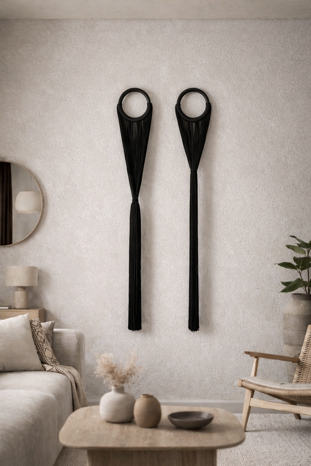 Art Sanat 2’li Duvar Dekoru – Siyah