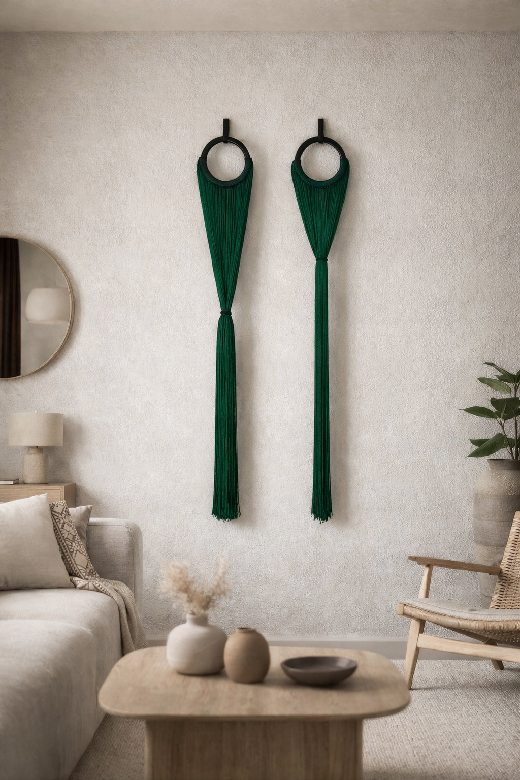 Art Sanat 2’li Duvar Dekoru – Yeşil