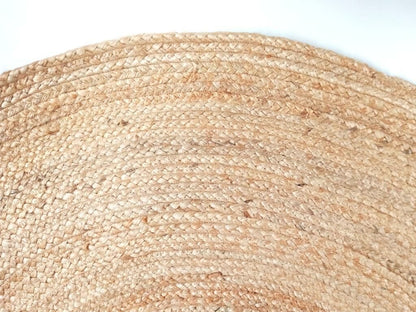 Doğal Jüt Halı – 120×120 cm