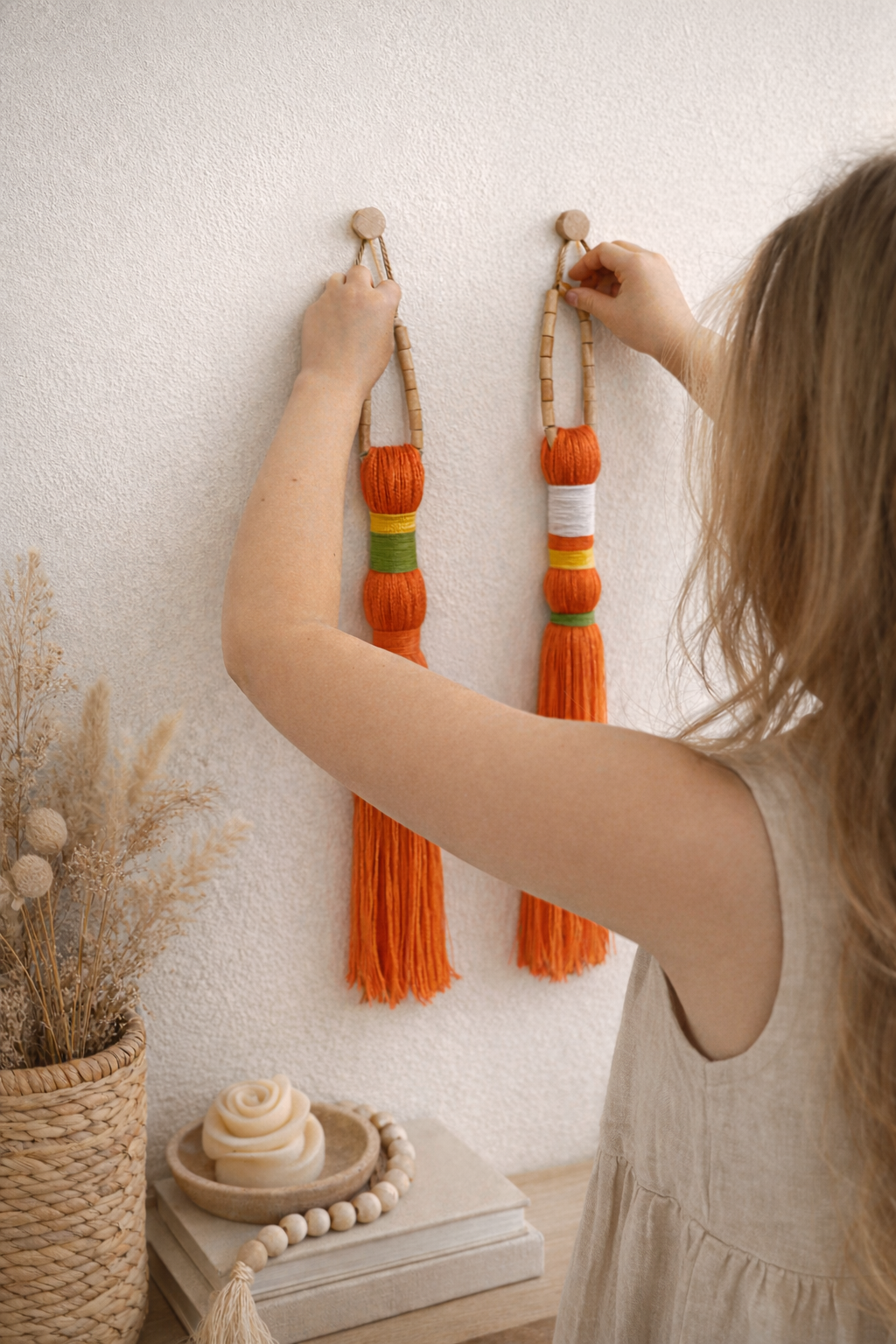 Orange 2li Duvar Dekoru