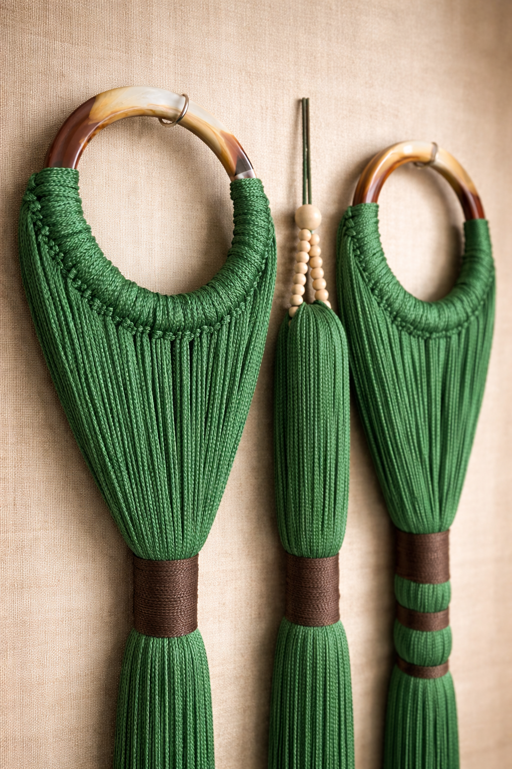 Trioa 3’lü Duvar Dekoru – Yeşil